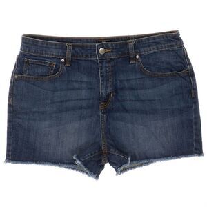 Gap High Rise Cut Off Shorts Size 12 Womens Blue Denim Measures W33 Inseam 2.5